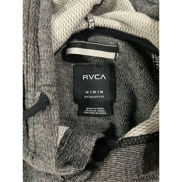 RVCA Mens gray hooded pullover sz medium - Picture 3 of 8